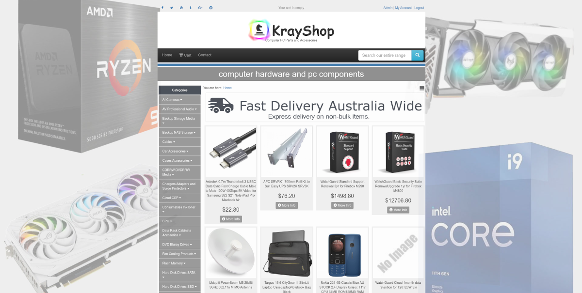 kray shop e-commerce shop